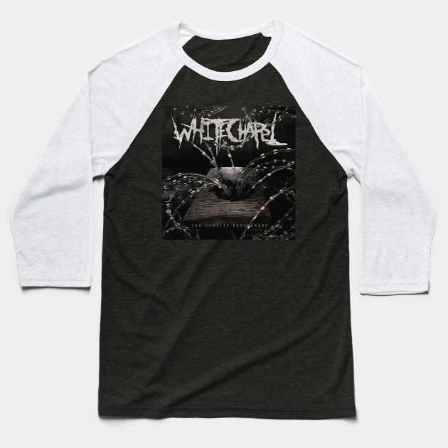 Whitechapel Metalcore Baseball T-Shirt by mgpeterson590